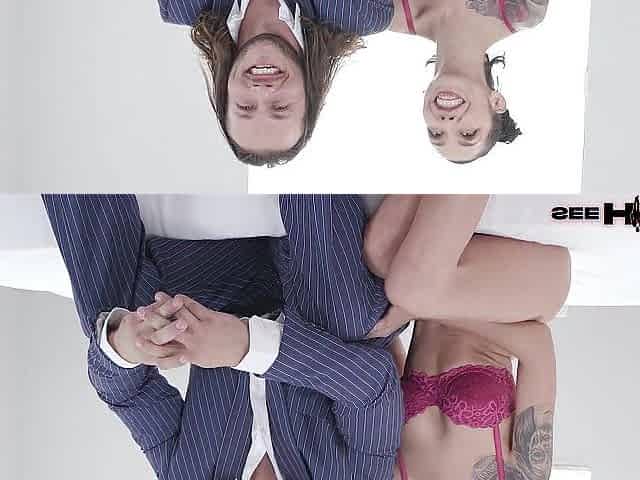 Liam Needsom Gets His Butt Rimmed By Slender Angel Xochi Moon!