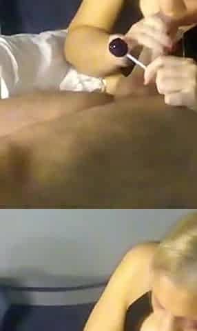 Hot Blonde Cum in Mouth Compilation