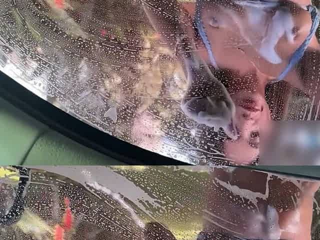 Beautiful Car Wash Girl Gets Fucked by One of Her Clients!