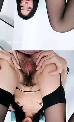 Amateur asian teen licks ass and sucks cock