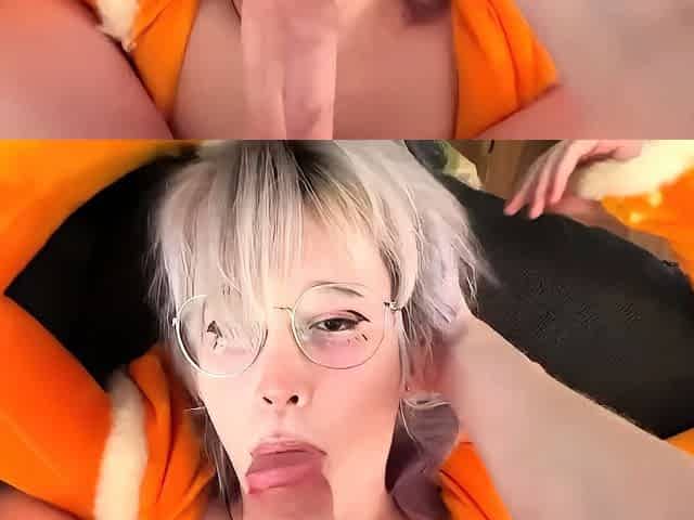 Femboy Hami Face Sitting Blowjob In Glasses POV