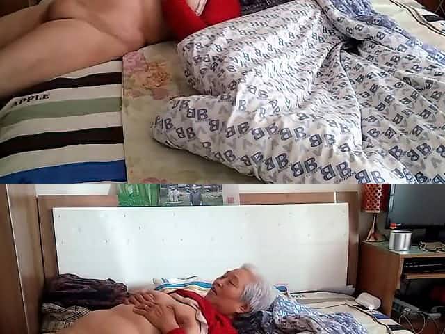 Chinese Granny Creampied by Young Dude
