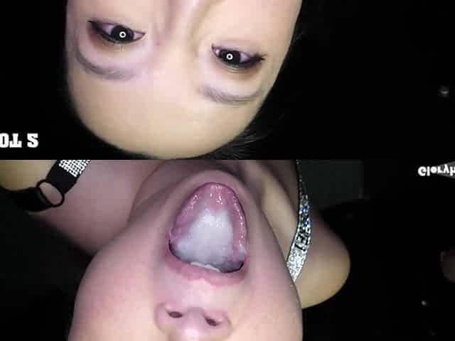 Gloryhole Secrets - Busty Af Asian Babe Loves Giving Blowjobs at the Gloryhole