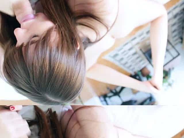 Amateur housewife blowjob and handjob with cumshot