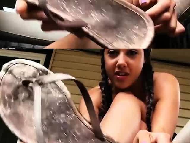 Maitresse Madelines solo foot fetish POV
