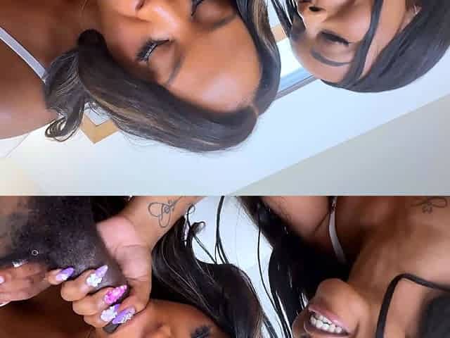 Two Curvy Ebony Sluts Get Piped Down By BBC