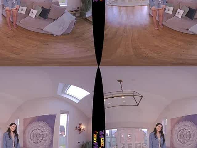 Make It Up To You - Sexy Brunette Striptease in VR
