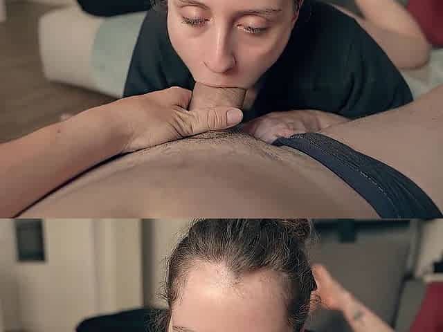 horny honey supplicates for cum & spitty ahegao - little arden