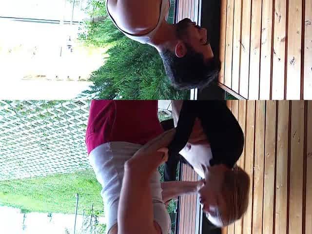 Outdoor sex with a gorgeous blond with flawless breasts PollyYangs