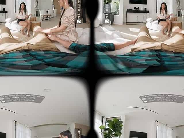 VR Bangers Hawt FFM Teen Three-some In VR Porn