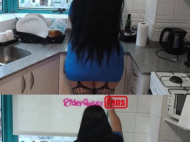 Stepmom in Kitchen - Video for Fans