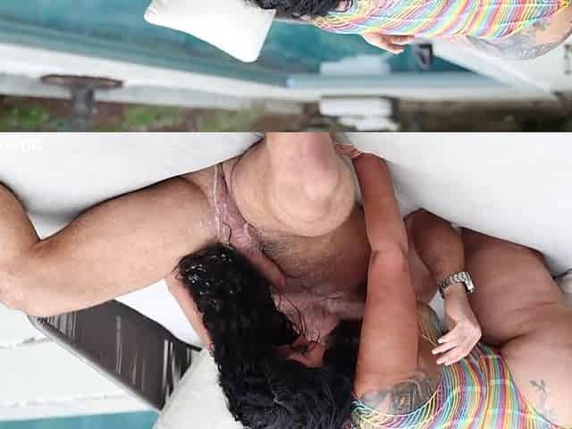 Glamour cougar temptress rough sex