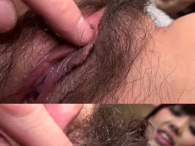 Cute amateur asian web cam girl playing with her toy