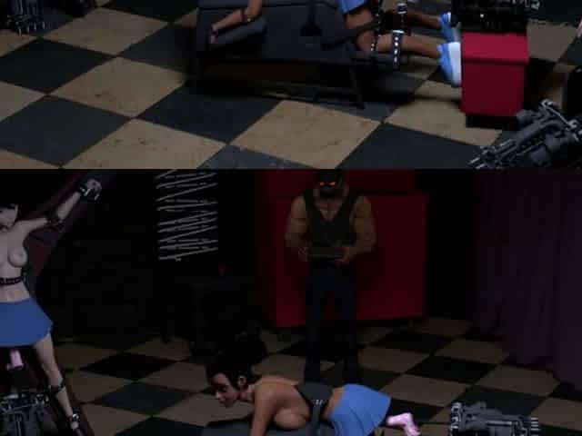 Studs fucked by machines until they squirt on dungeon floor