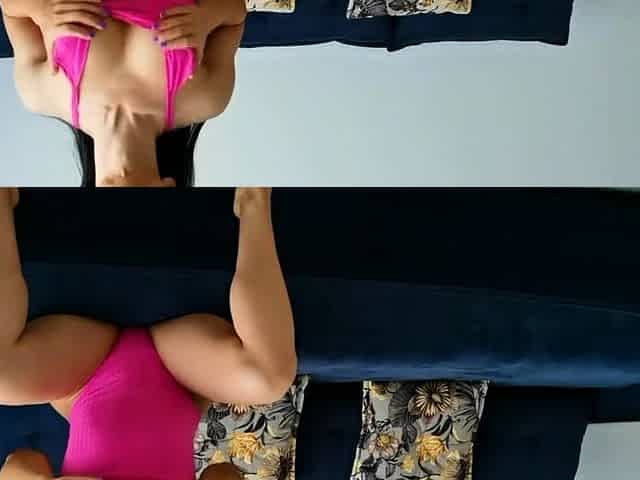 Big-Titted Teen Model Gives Amazing Handjob
