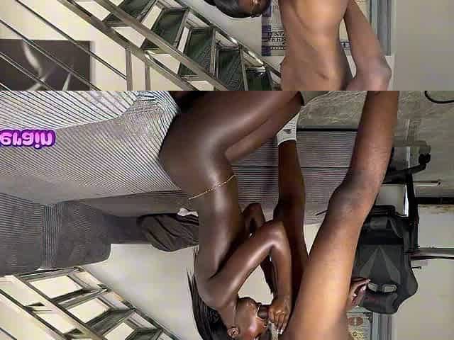 Cute Black gal wanted to be drilled in each position