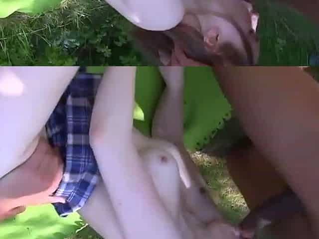 Amateur Teen in Group Sex and Cumshot Fun