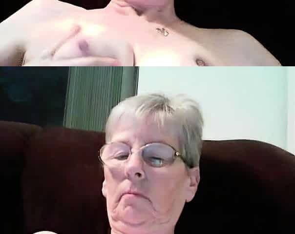 Granny's Webcam: Titillating Tit Play