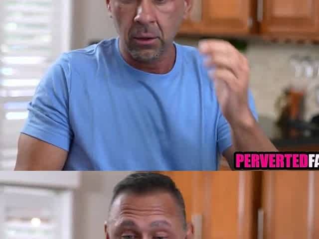 Step daughter taking care of tired step daddy