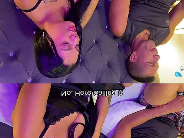 Linda Clauss Folla en noche de Peliculas con Pareja Swinger, Threesome MHM - John Smith & Camila