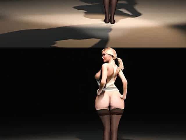 Skinny Blond Butt Grows into a PAWG - Giant Butt Ass Expansion