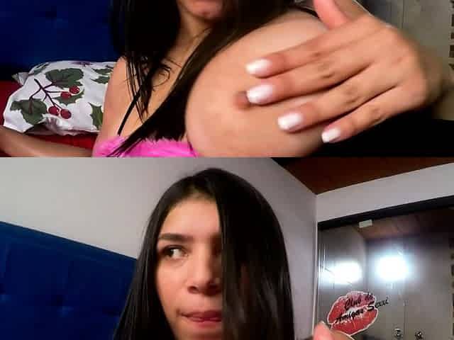 Hot Big Tits Latina Sloppy Sucks Dick