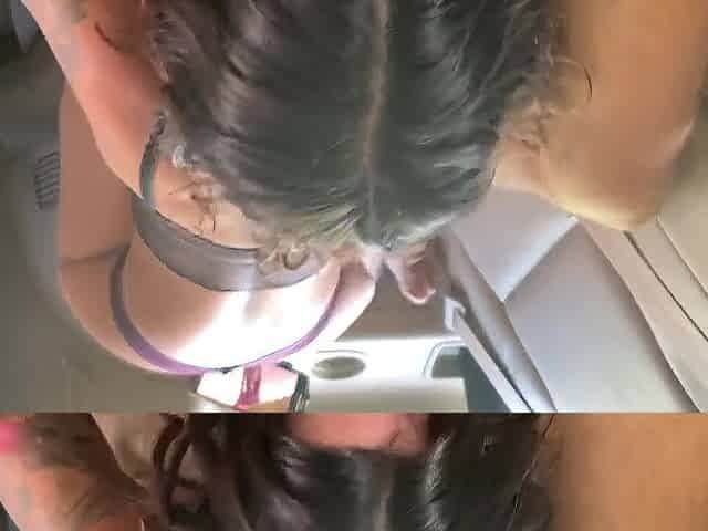 Excited Pair Covers Backseat in Squirting Cum