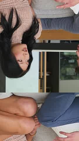 Tiny Chinese Girl Teaches Sex Positions with a Big White Man