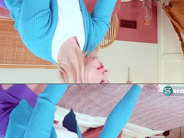 Blond Teen Eva Murkovski Bottoms Out with a Large Vibrator in Her Beefy Cunt