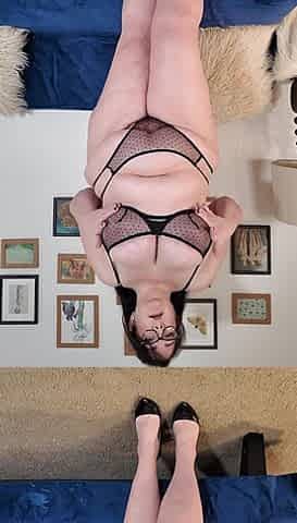 Sexy Plump MILF Jayne in Sheer Lingerie