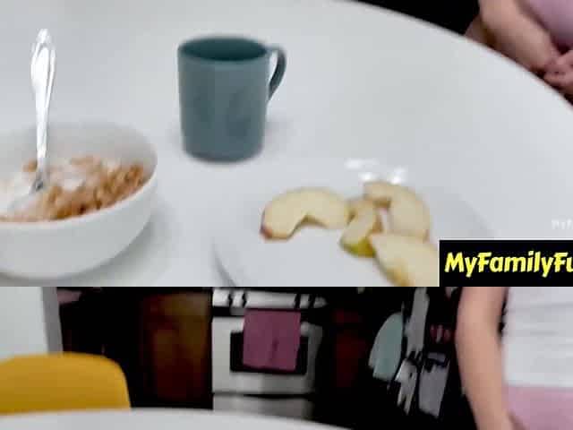 My Step daughter Shows Her Appreciation by Licking My Large Penis - Myfamilyfuck