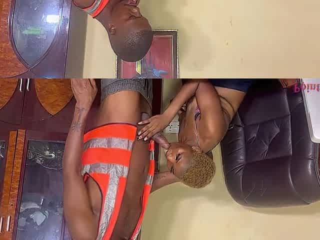 Creampie cunt missionary with Harvey in the office