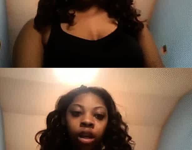 Ghetto Ebony Spreads Her Ass on Webcam