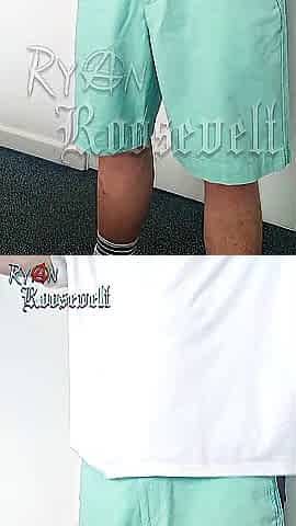 Rod Drop, Jerk off & Bouncing Balls In Green Shorts #1