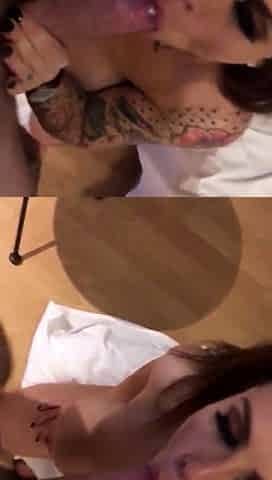 Big tit MILF sucks and fucks a big cock
