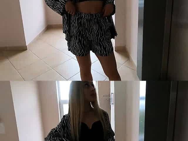 Acquaintance with a beauty ended in sex in a hotel room on