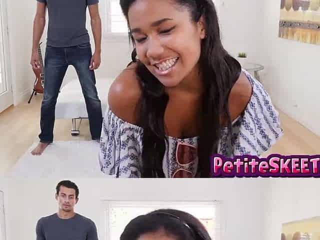 Black Loni Legend takes large dong to her arsehole
