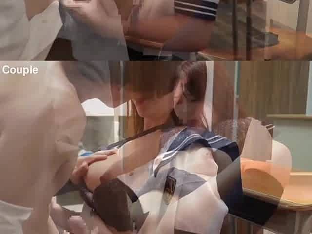 Amateur pair having sex in uniform They cum over and over anew during the time that convulsing