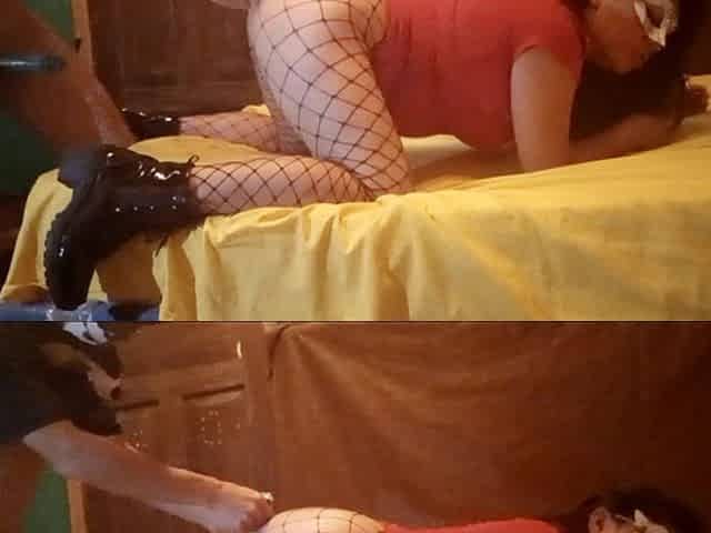 Fuck Me Doggy and Make Me Feel Like I Am Your Girlfriend! Stepmother Fucks Stepson at Home