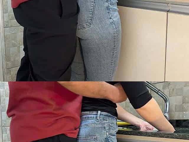 Cumming in my Maid's Large Booty with Jeans whilst this babe was Washing Dishes in the Kitchen (FREE USE)