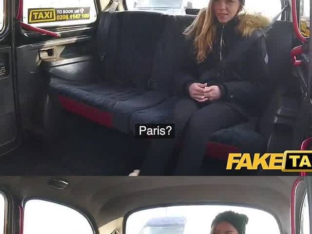 Fake Taxi Small French chick likes large czech dong
