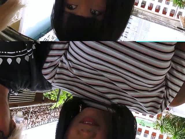 Amateur Thai MILF picked up for a ride