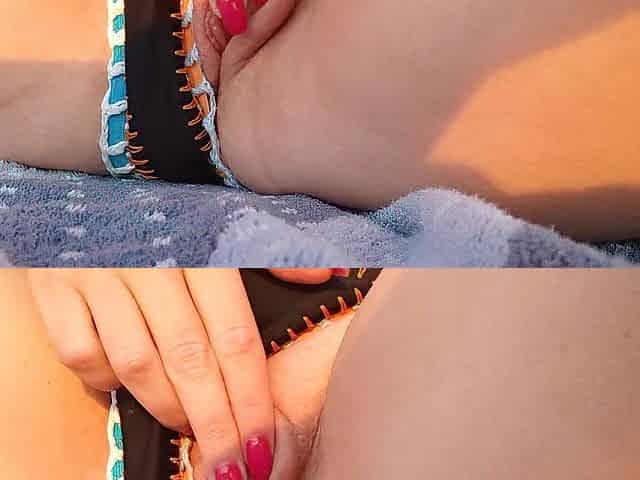 Public beach Vagina Flash Splendid