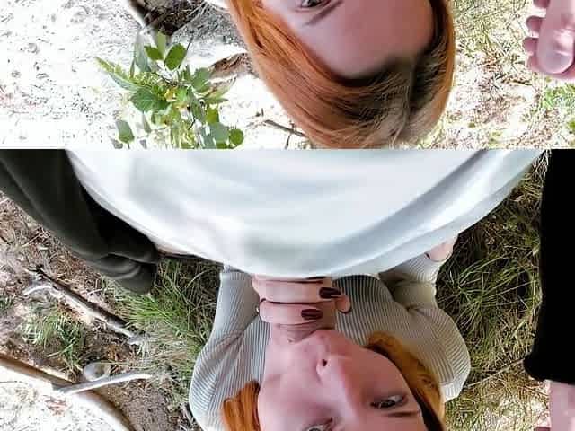 AdultPrime - Redhead Works Cock On The Beach