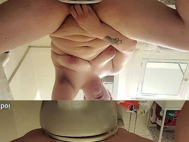 plump ftm banging, stretching and squirting for Dad pt 5/5