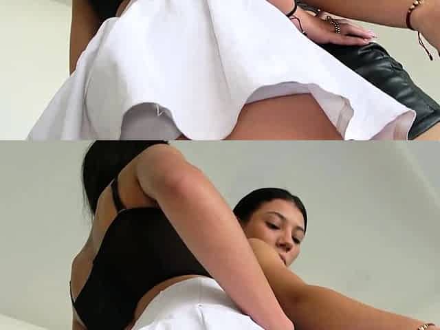 Amateur Latina Teens Wild Interracial Threesome