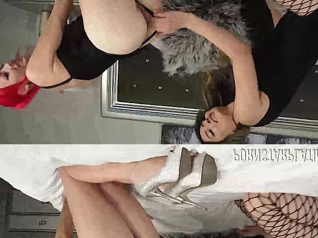 PORNSTAR PLATINUM Robin Coffins Pleasured By Hawt TS Schlong