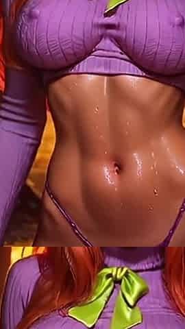Perfect Big Boobs and Cameltoe Pussy Tease