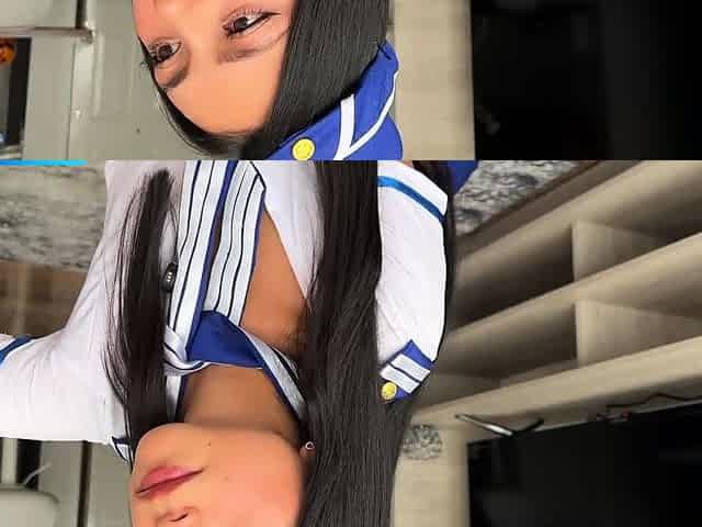 Teen Girl Solo Masturbation and Striptease 28