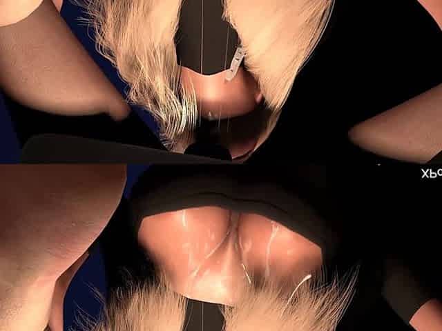 Busty Blonde Babe Extreme Deepthroat Facefuck - Blonde Babe